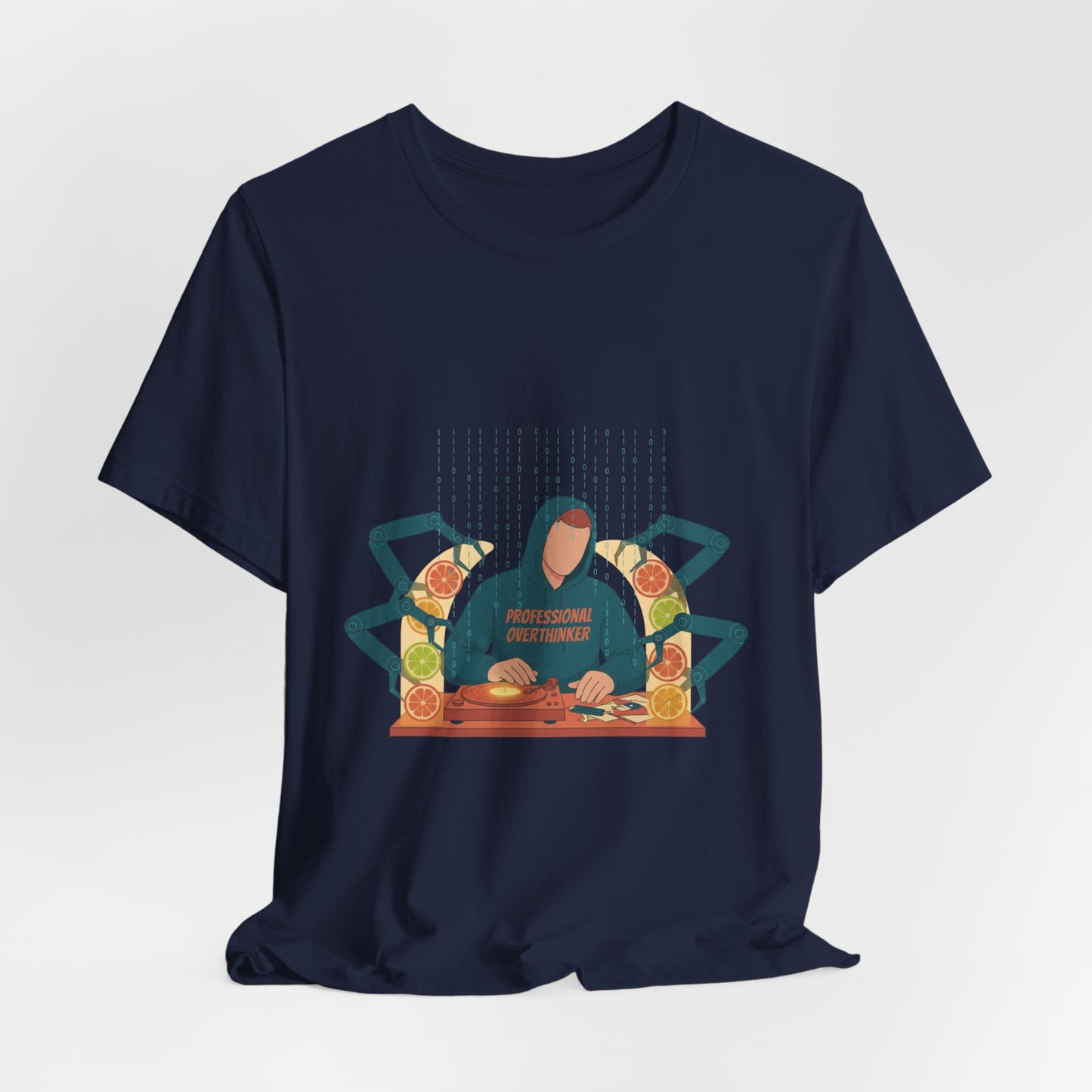 minimal woodland deer print tee | neutral nature spots