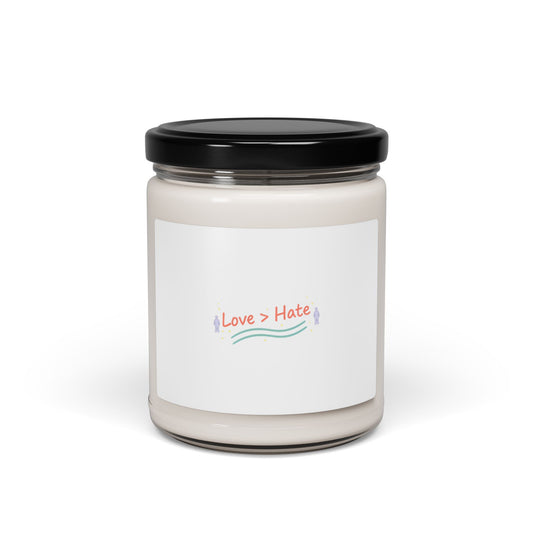 just here for the vibes soy candle | minimal slogan jar