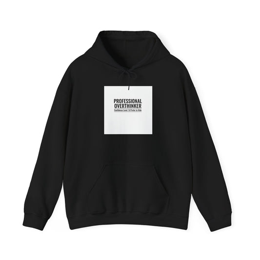 Professional Overthinker Hoodie | anxiety humor, funny introvert shirt