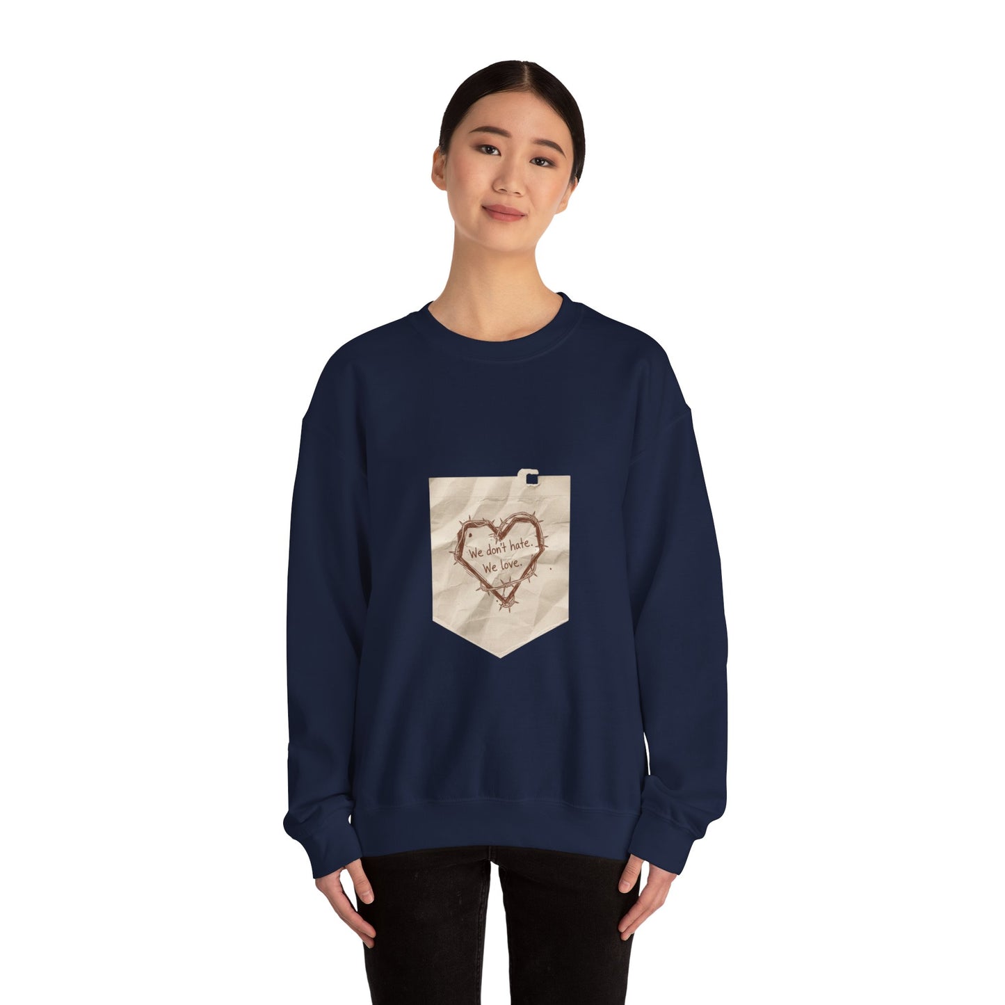 handwritten marker heart sketch Sweatshirt | marker scribble design, doodle quote