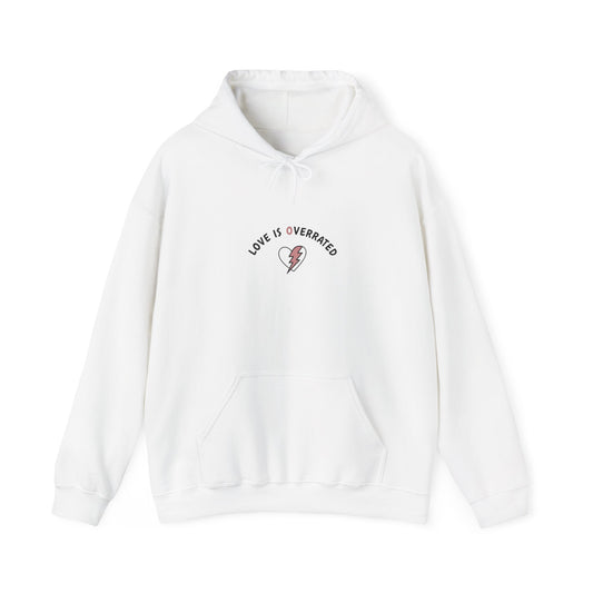 Love Is Overrated Hoodie | anti valentines hoodie, sarcastic love quote