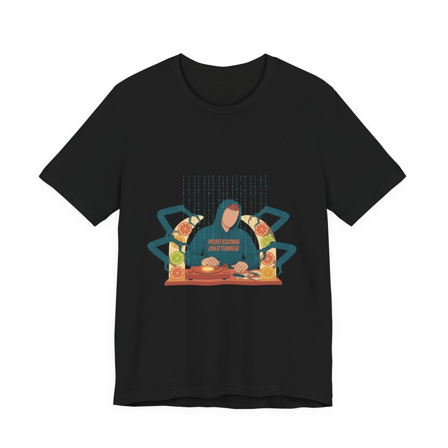 minimal woodland deer print tee | neutral nature spots
