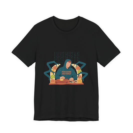minimal woodland deer print tee | neutral nature spots