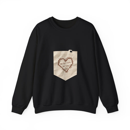 handwritten marker heart sketch Sweatshirt | marker scribble design, doodle quote
