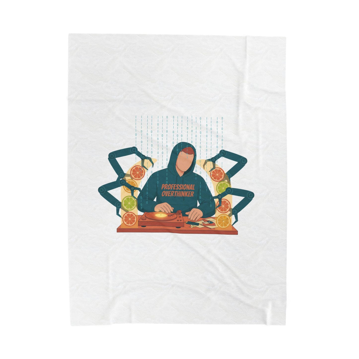 deer print pattern Velveteen Blanket | neutral spotted woodland, quiet nature pattern
