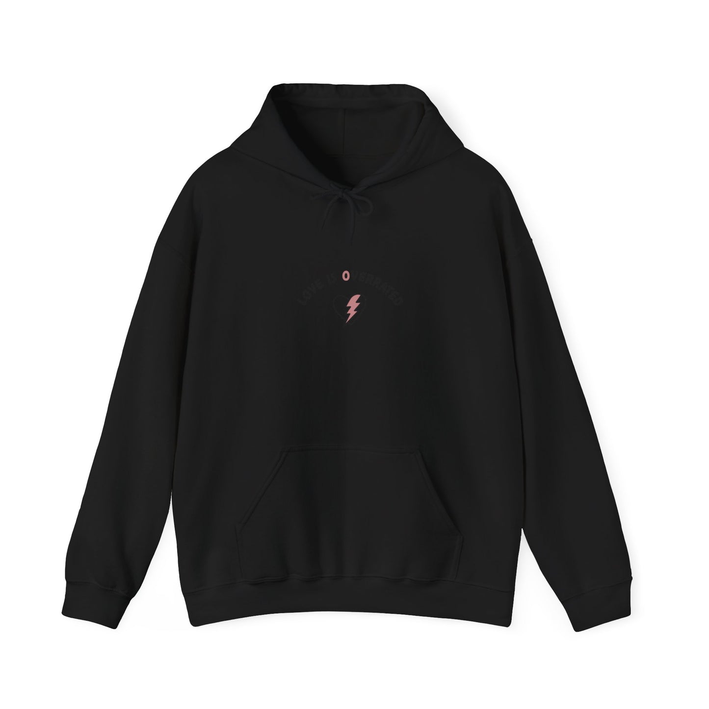 Love Is Overrated Hoodie | anti valentines hoodie, sarcastic love quote