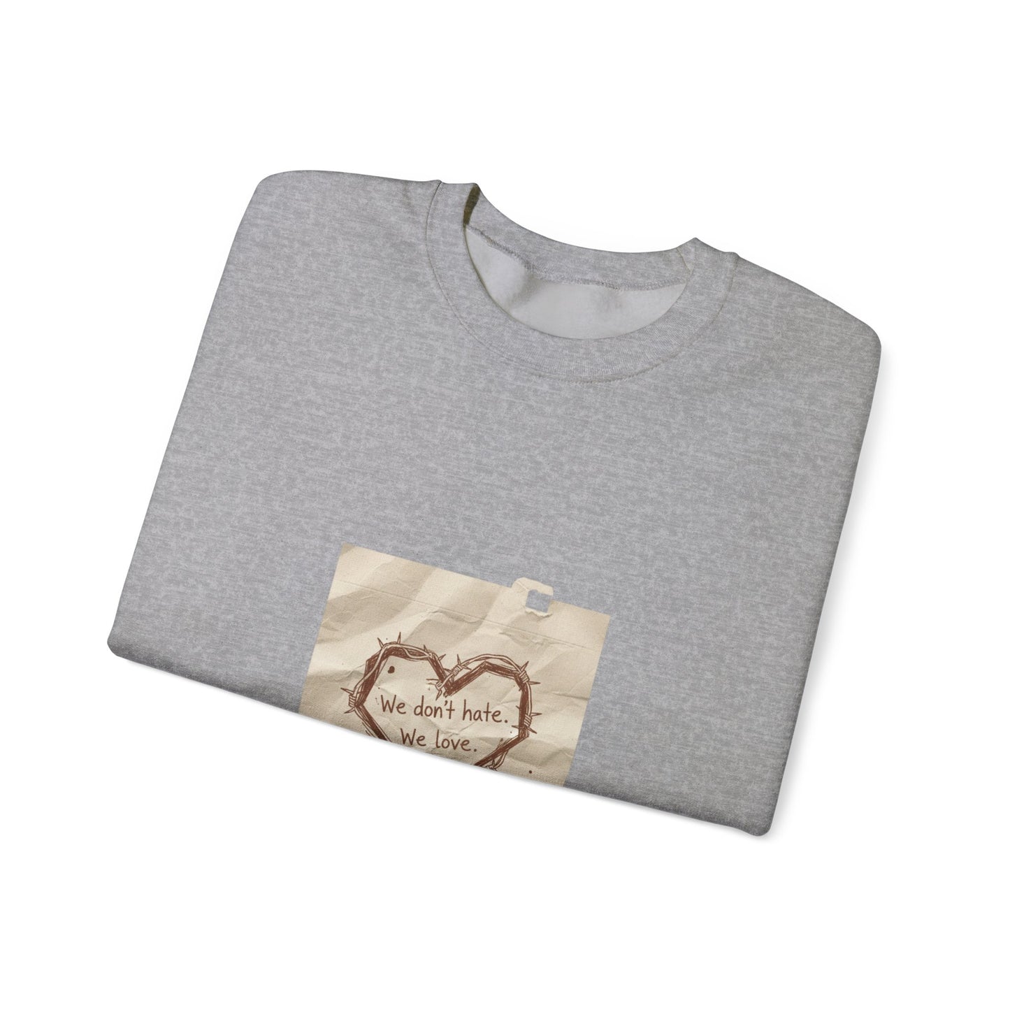 handwritten marker heart sketch Sweatshirt | marker scribble design, doodle quote