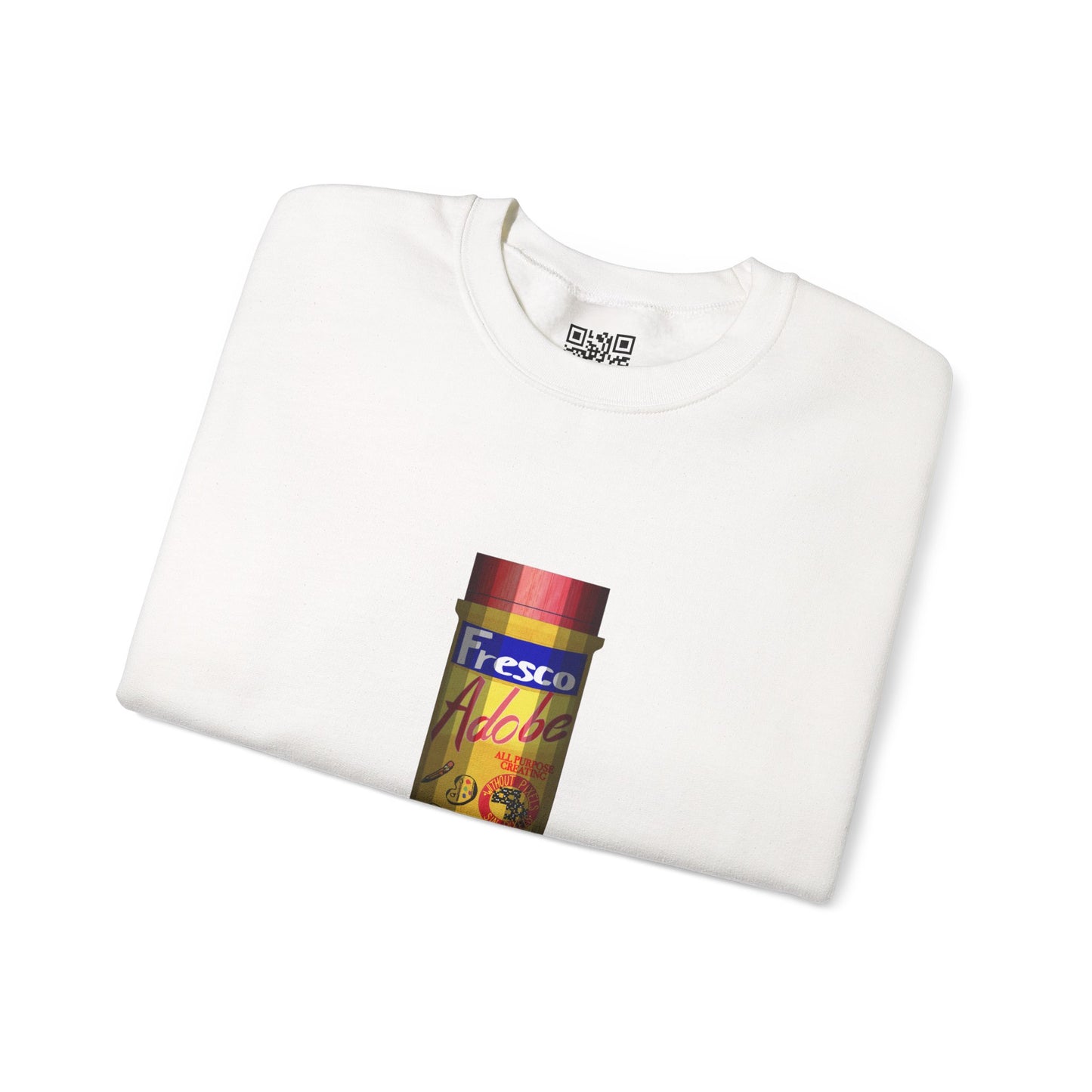 Canister Graphic Crewneck Sweatshirt — 'Fresco' Retro Spice Tin Design