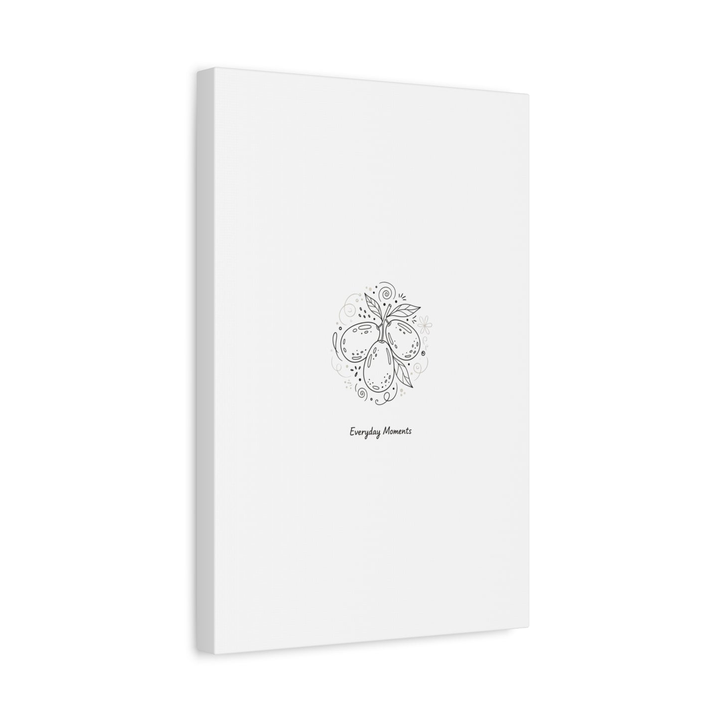 Hand-Drawn Fruit Doodle Canvas | Line Drawing Wall Art