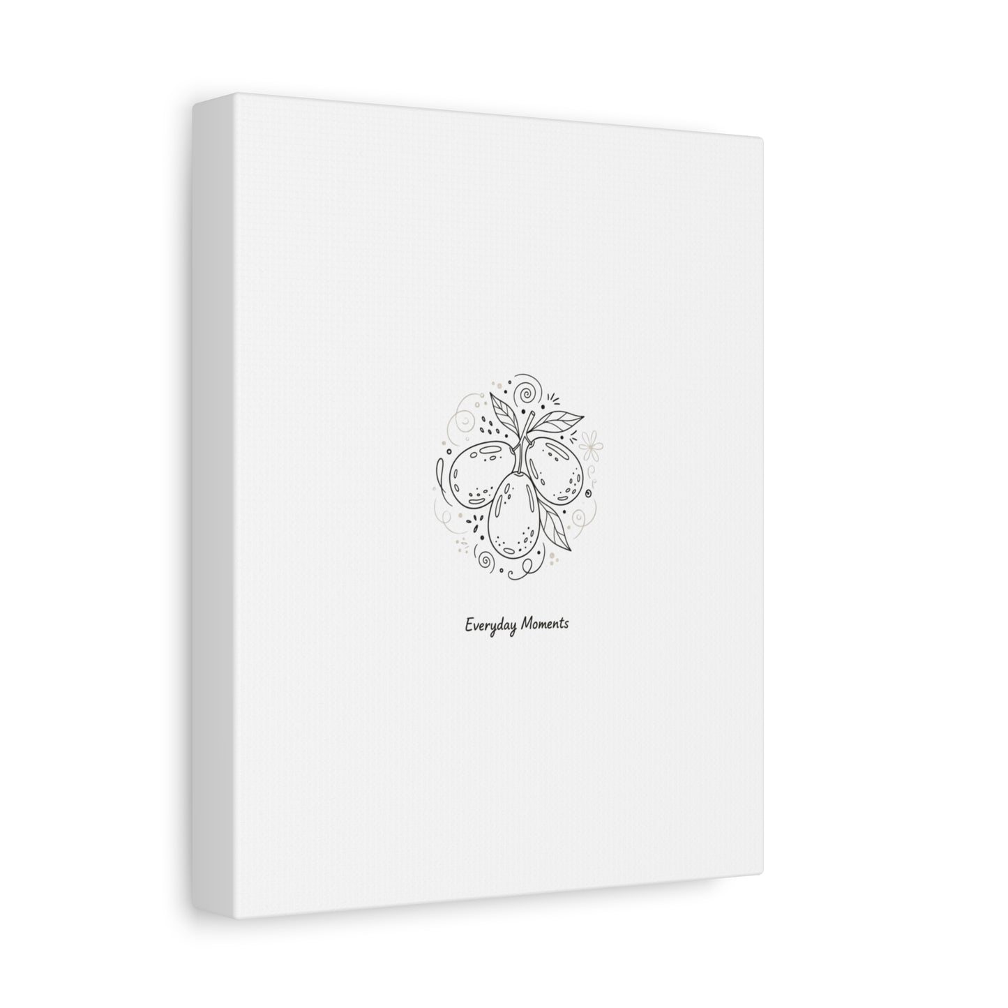 Hand-Drawn Fruit Doodle Canvas | Line Drawing Wall Art