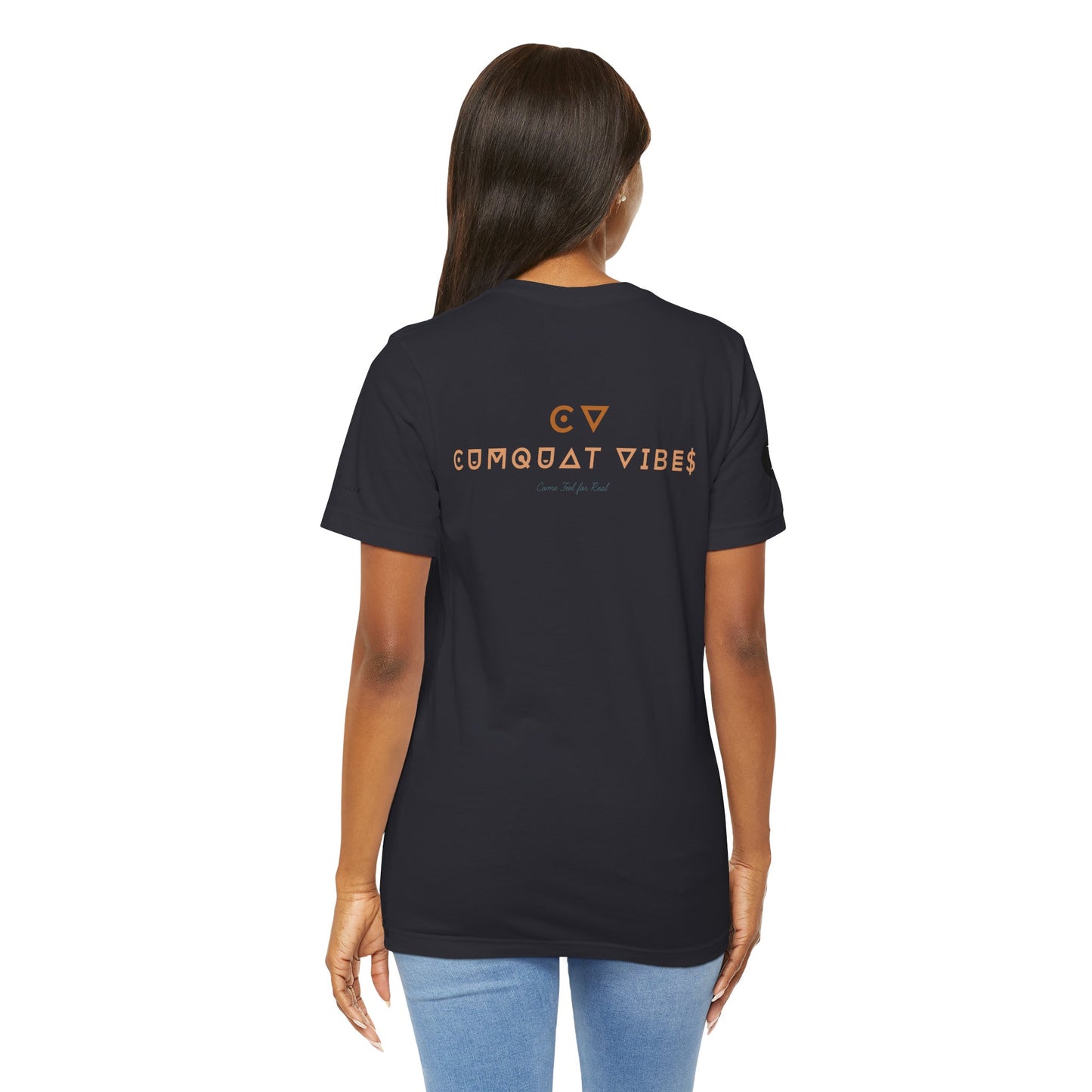 Unisex Jersey Tee - Cumquat Vibes Real Feel