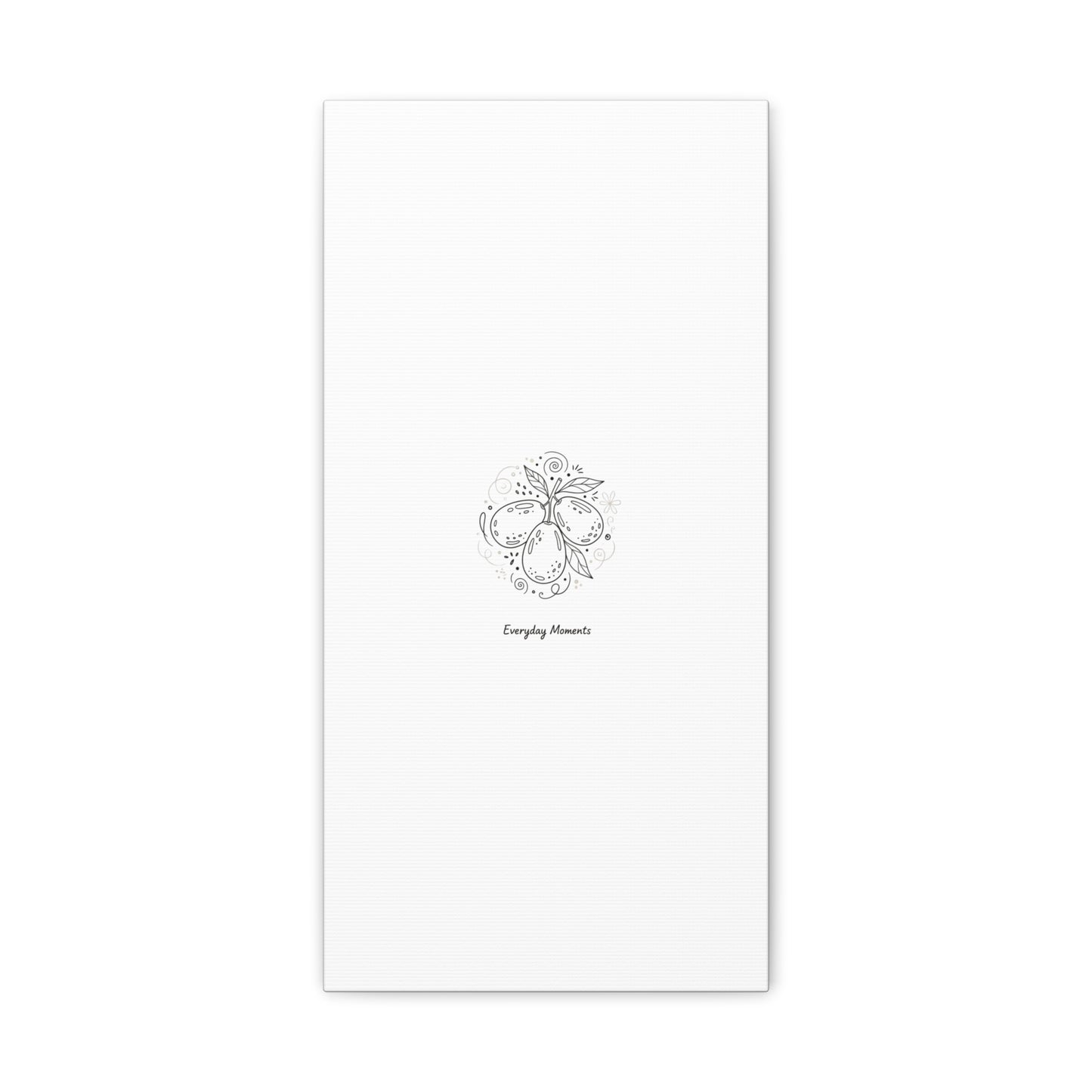 Hand-Drawn Fruit Doodle Canvas | Line Drawing Wall Art