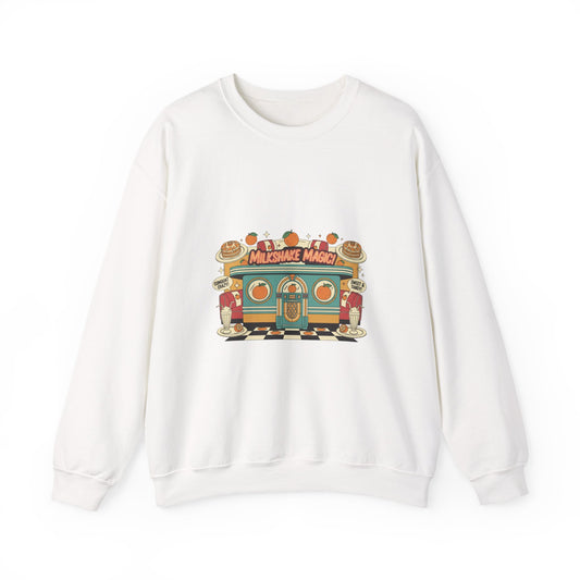 Milkshake Magic Diner Crewneck Sweatshirt | retro diner, vintage Americana
