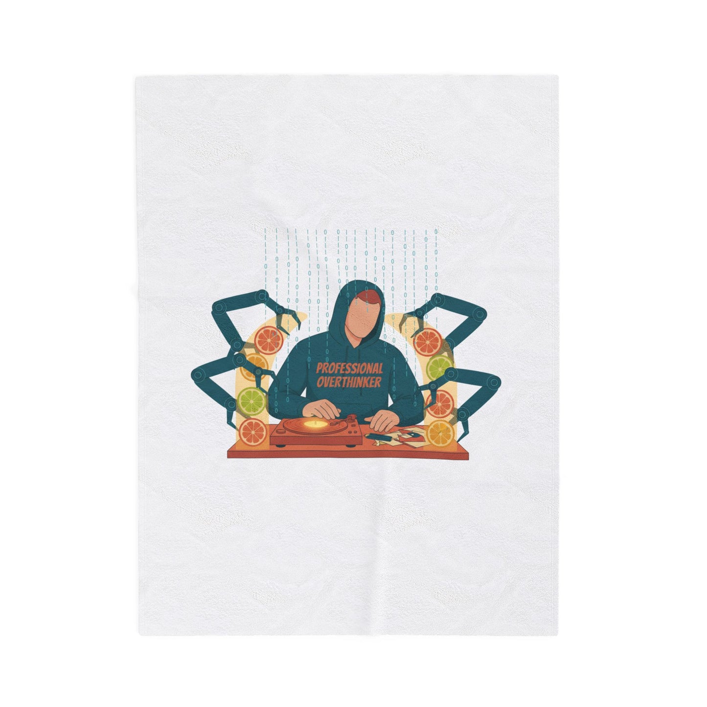 deer print pattern Velveteen Blanket | neutral spotted woodland, quiet nature pattern