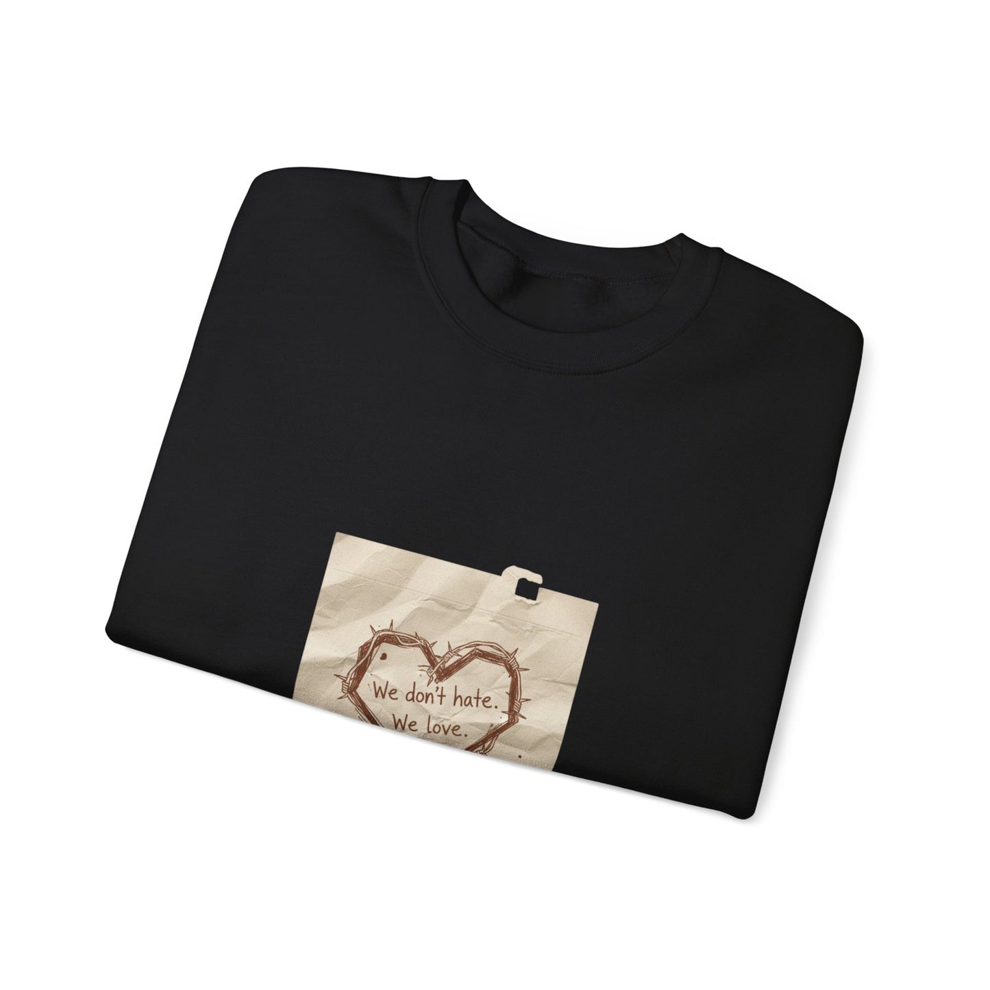 handwritten marker heart sketch Sweatshirt | marker scribble design, doodle quote