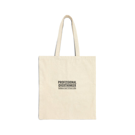 Professional Overthinker Tote | Sarcastic Introvert, Anxiety Humor