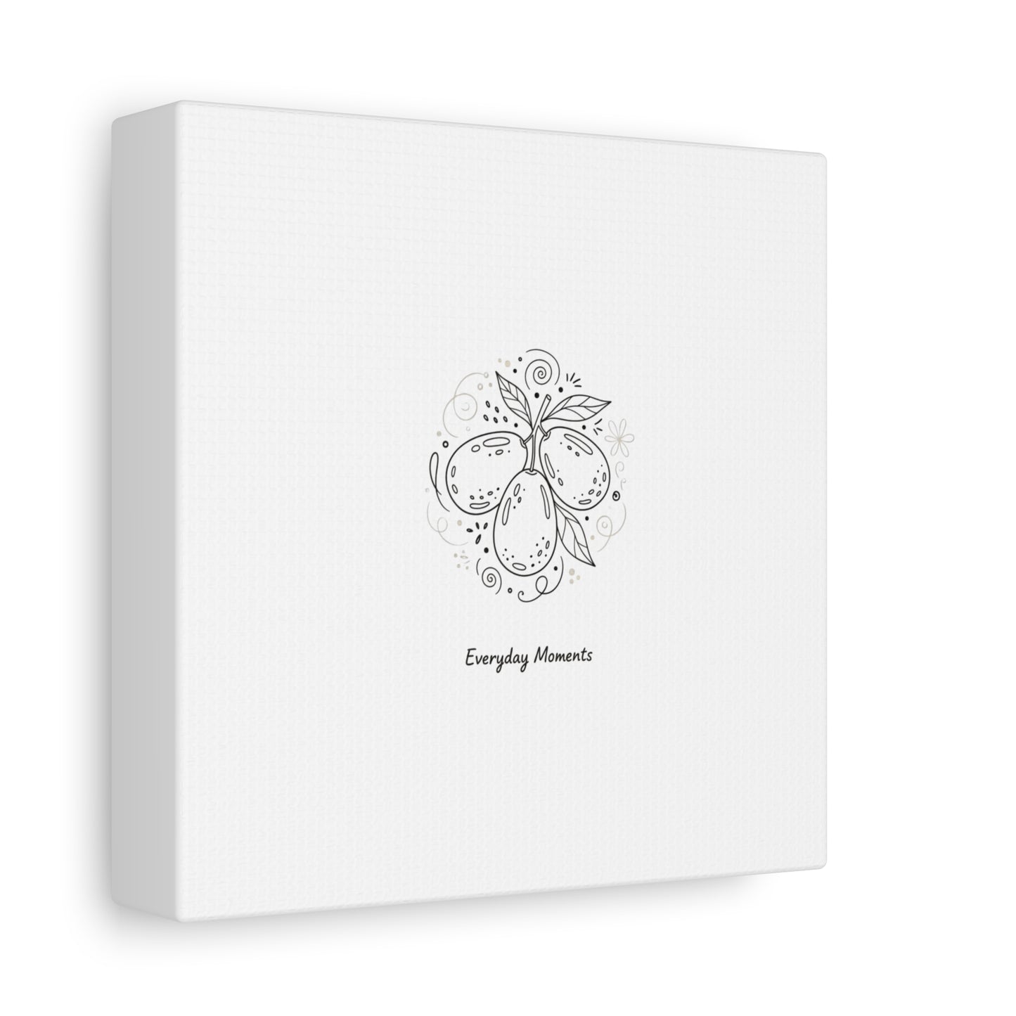 Hand-Drawn Fruit Doodle Canvas | Line Drawing Wall Art