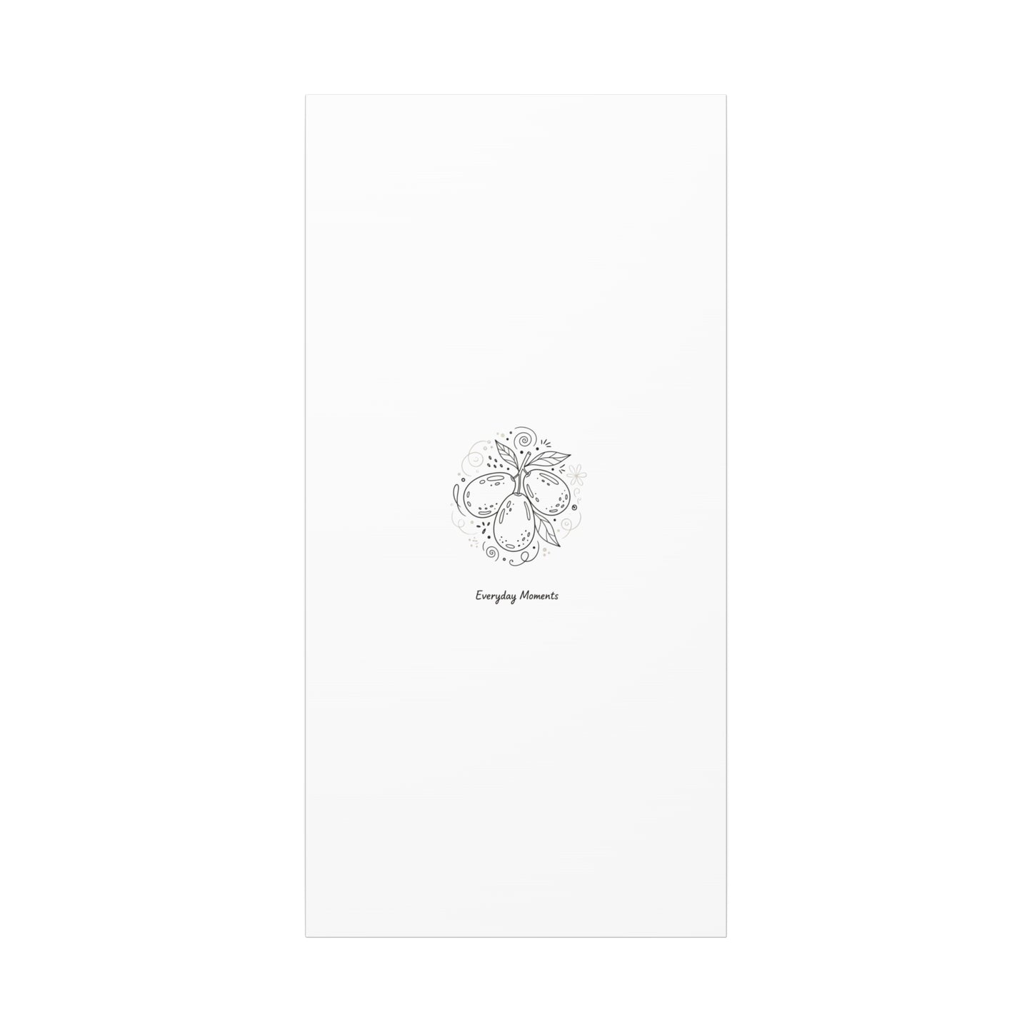 Hand-Drawn Fruit Doodle Canvas | Line Drawing Wall Art