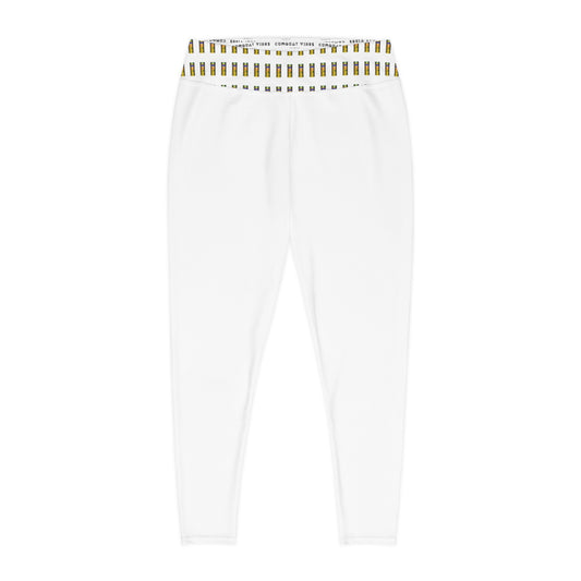 Plus Size Leggings — Cumquat Vibes AOP Leggings (Adobe Fresco Art, 'Cumquat Wear', Support Veterans)