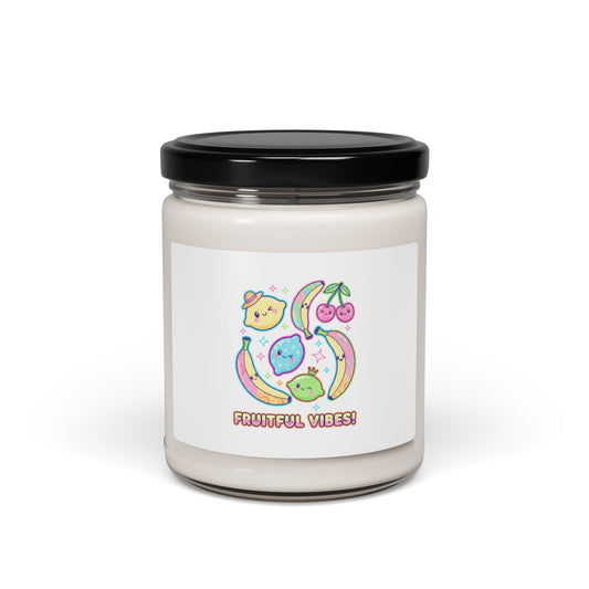 Fruitful Vibes Candle | Pop Fruit Prints, Citrus Cherry Banana Soy