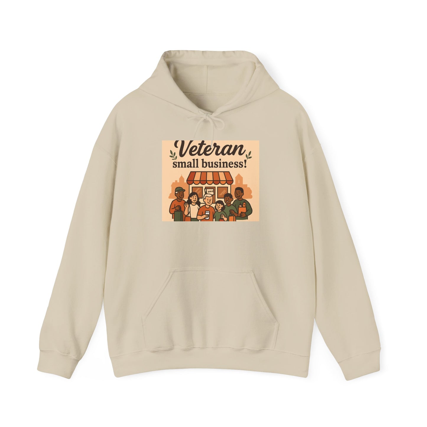Veteran Small Business Hoodie — Support Veteran-Owned Shops