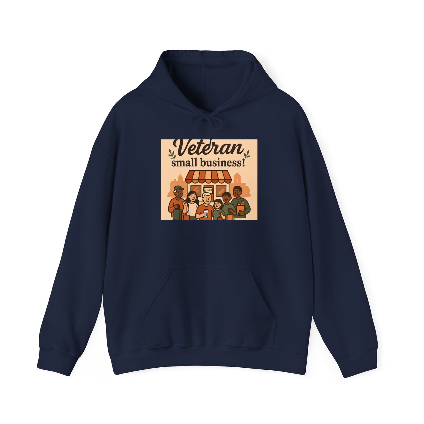 Veteran Small Business Hoodie — Support Veteran-Owned Shops
