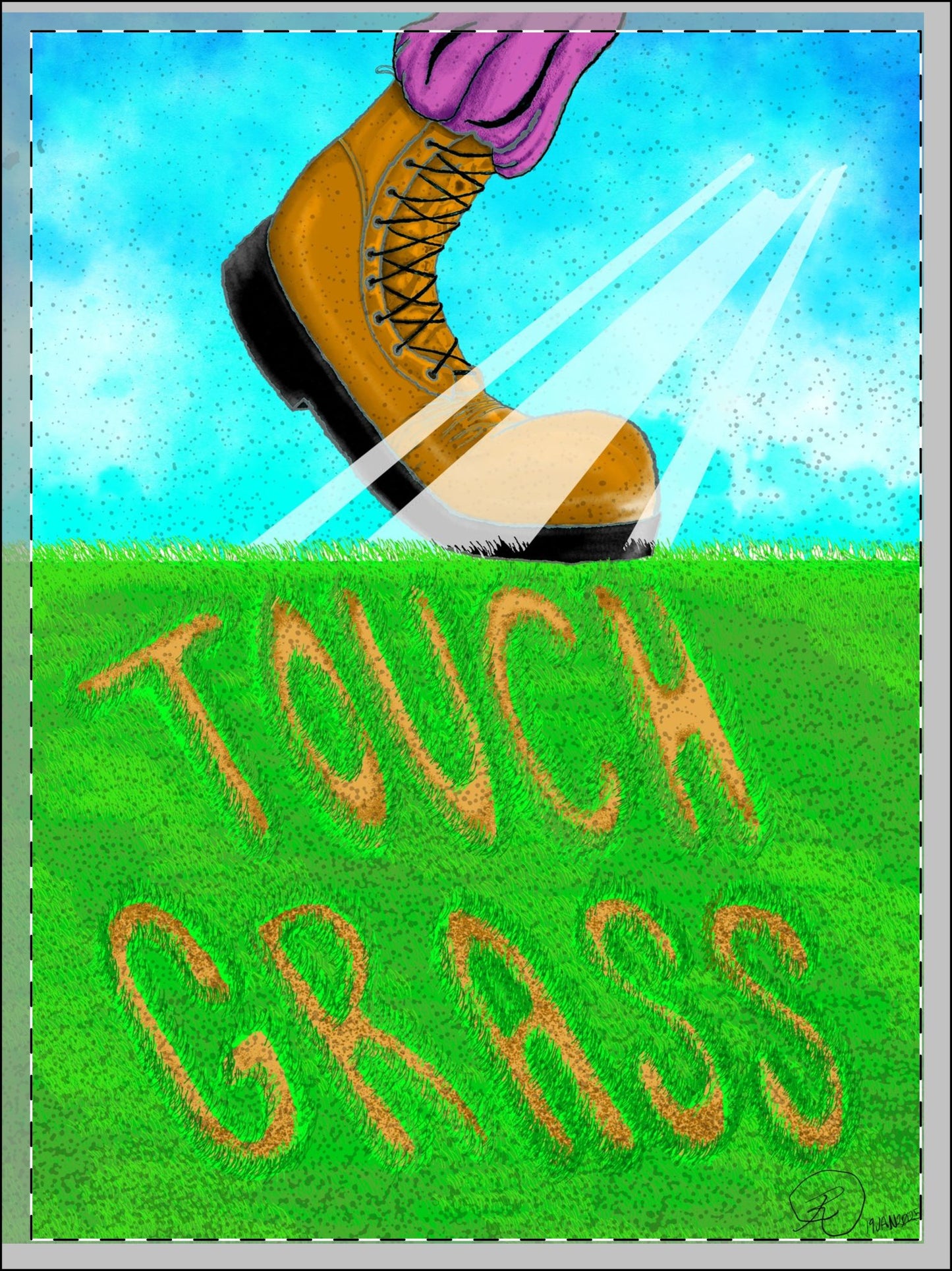 Touch Grass Poster