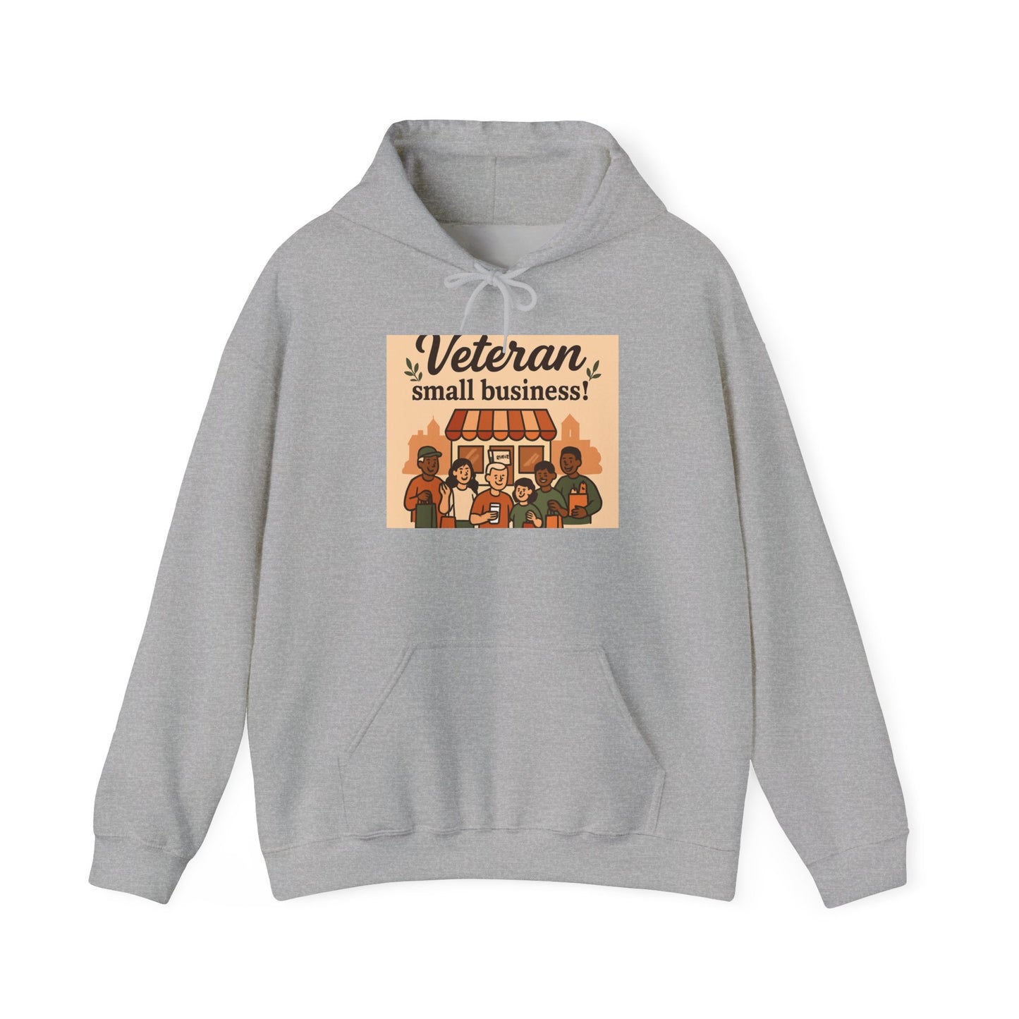 Veteran Small Business Hoodie — Support Veteran-Owned Shops