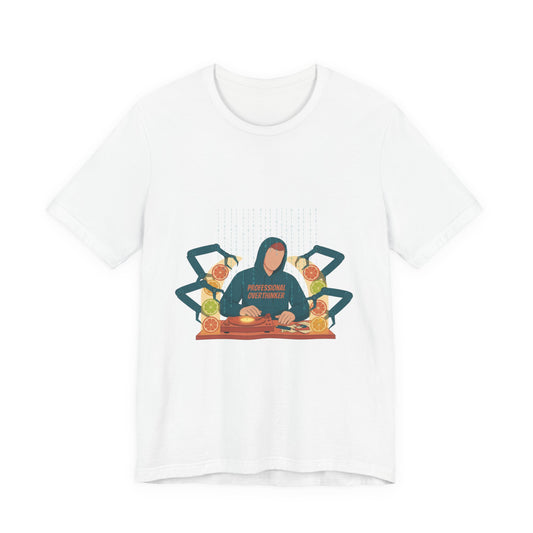 minimal woodland deer print tee | neutral nature spots