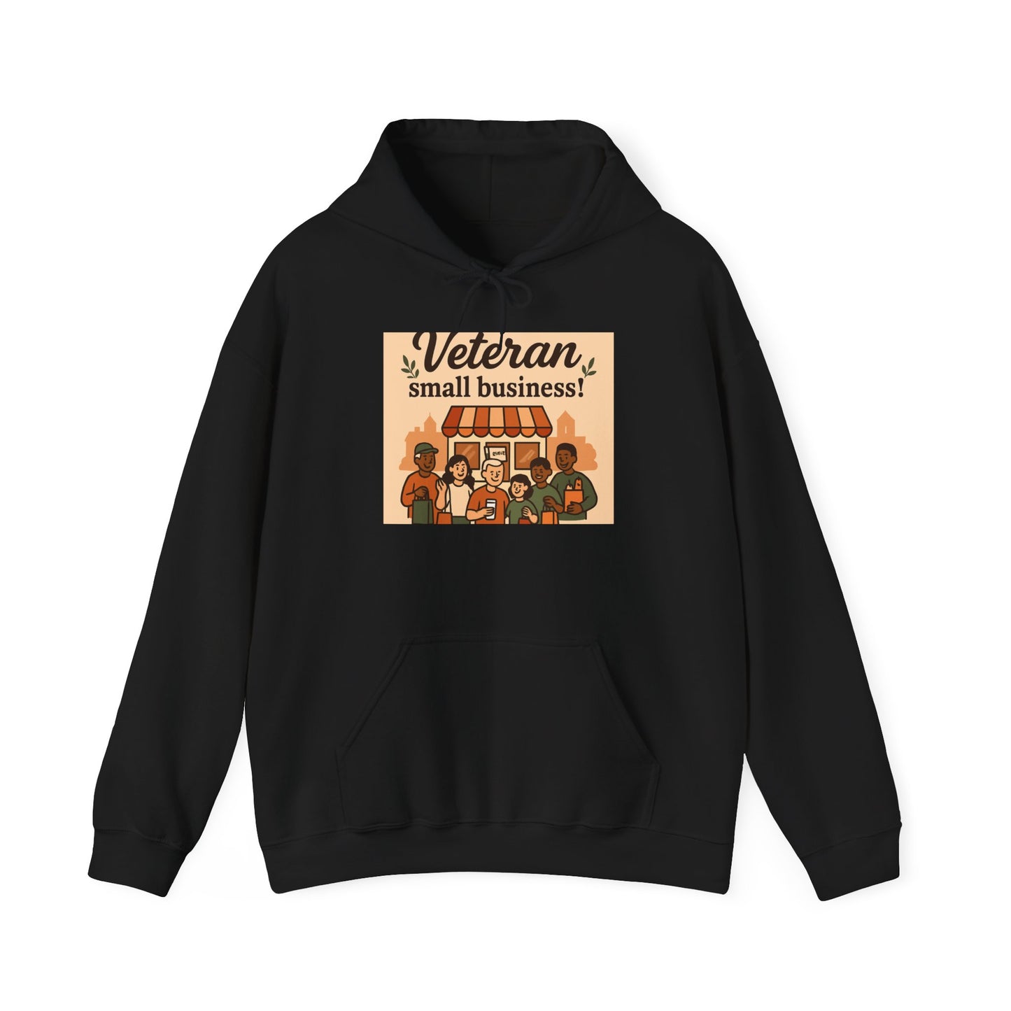 Veteran Small Business Hoodie — Support Veteran-Owned Shops