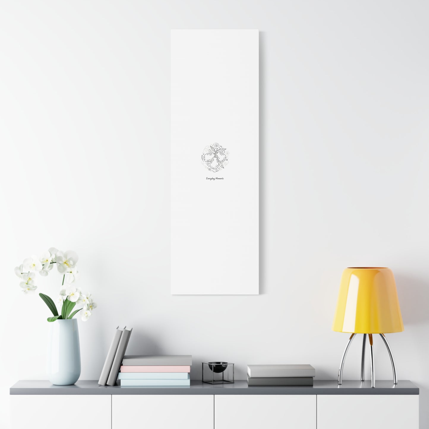 Hand-Drawn Fruit Doodle Canvas | Line Drawing Wall Art
