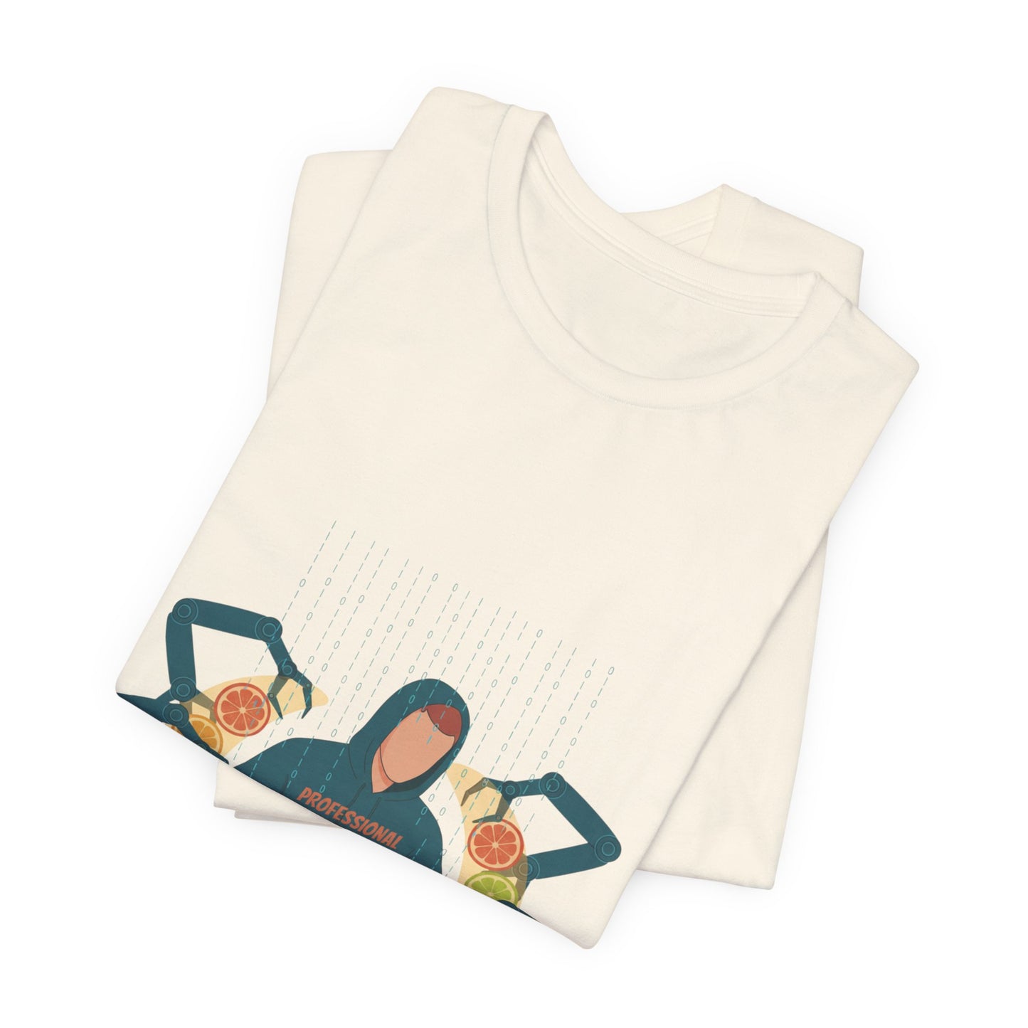minimal woodland deer print tee | neutral nature spots