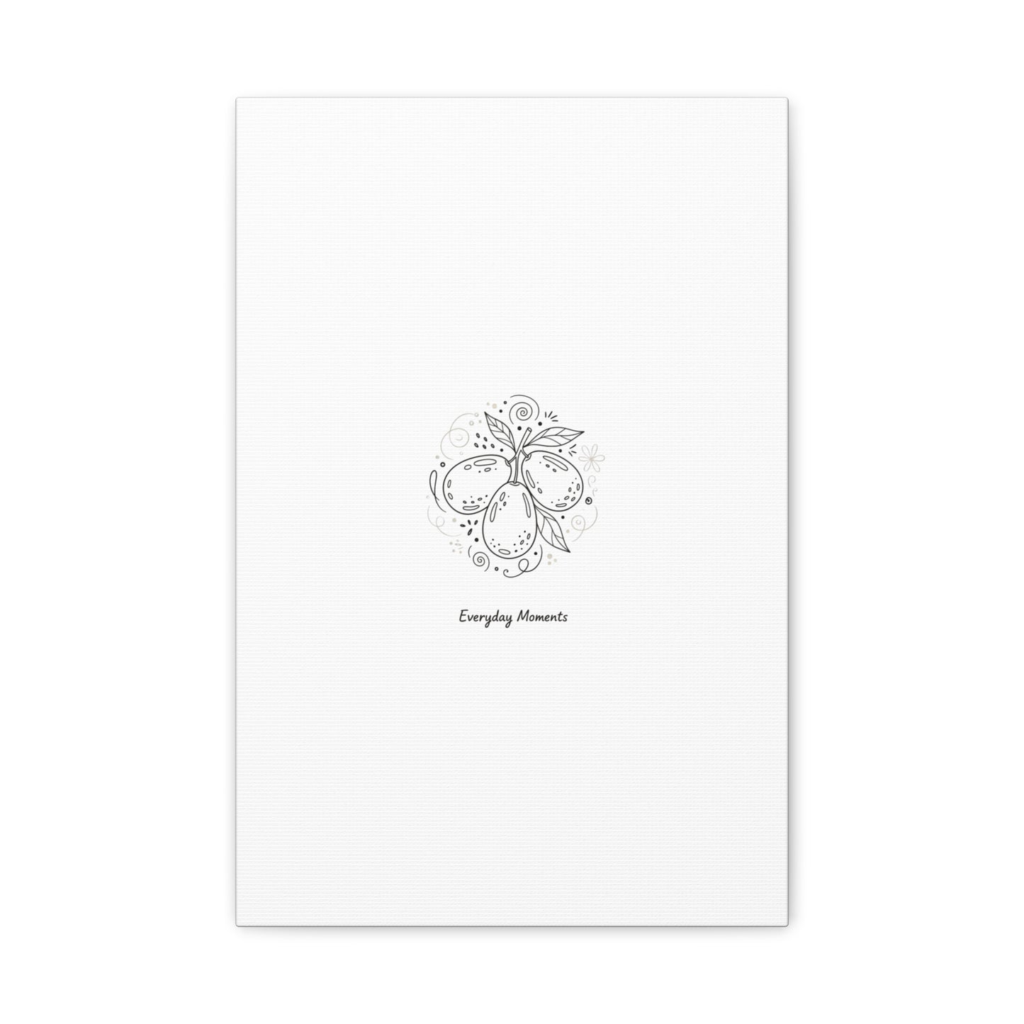 Hand-Drawn Fruit Doodle Canvas | Line Drawing Wall Art