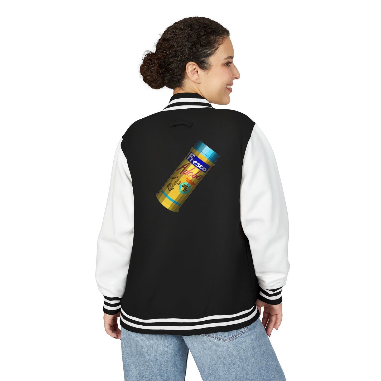 Letterman Jacket — Retro Fresco Cola Can Graphic