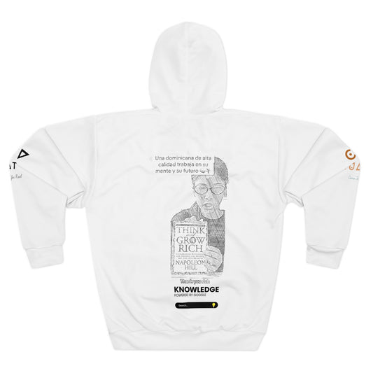 Motivational Hoodie — 'Think & Grow Rich' Curquiat Graphic Pullover