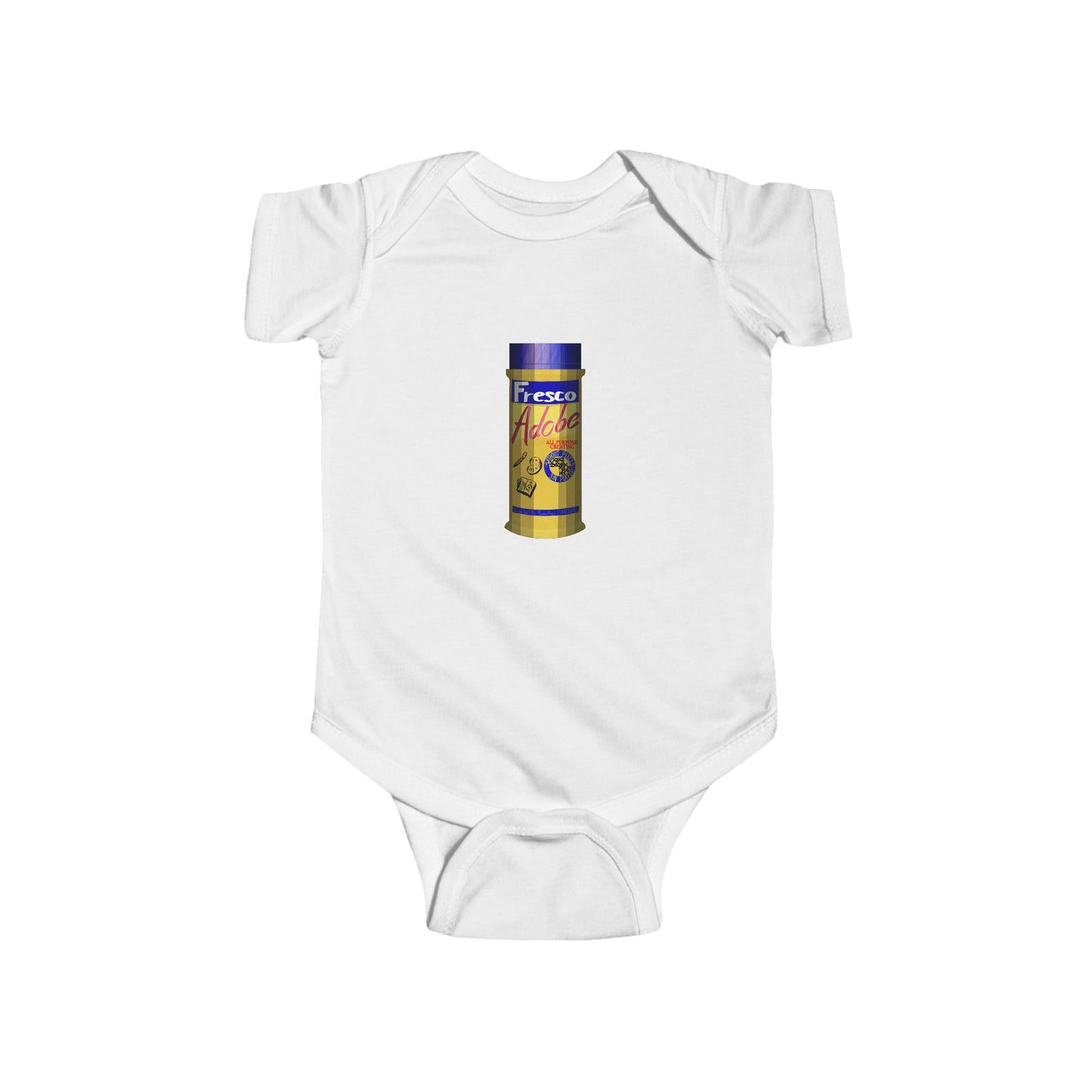 Infant Bodysuit with Vintage Sparkling Water Can Graphic