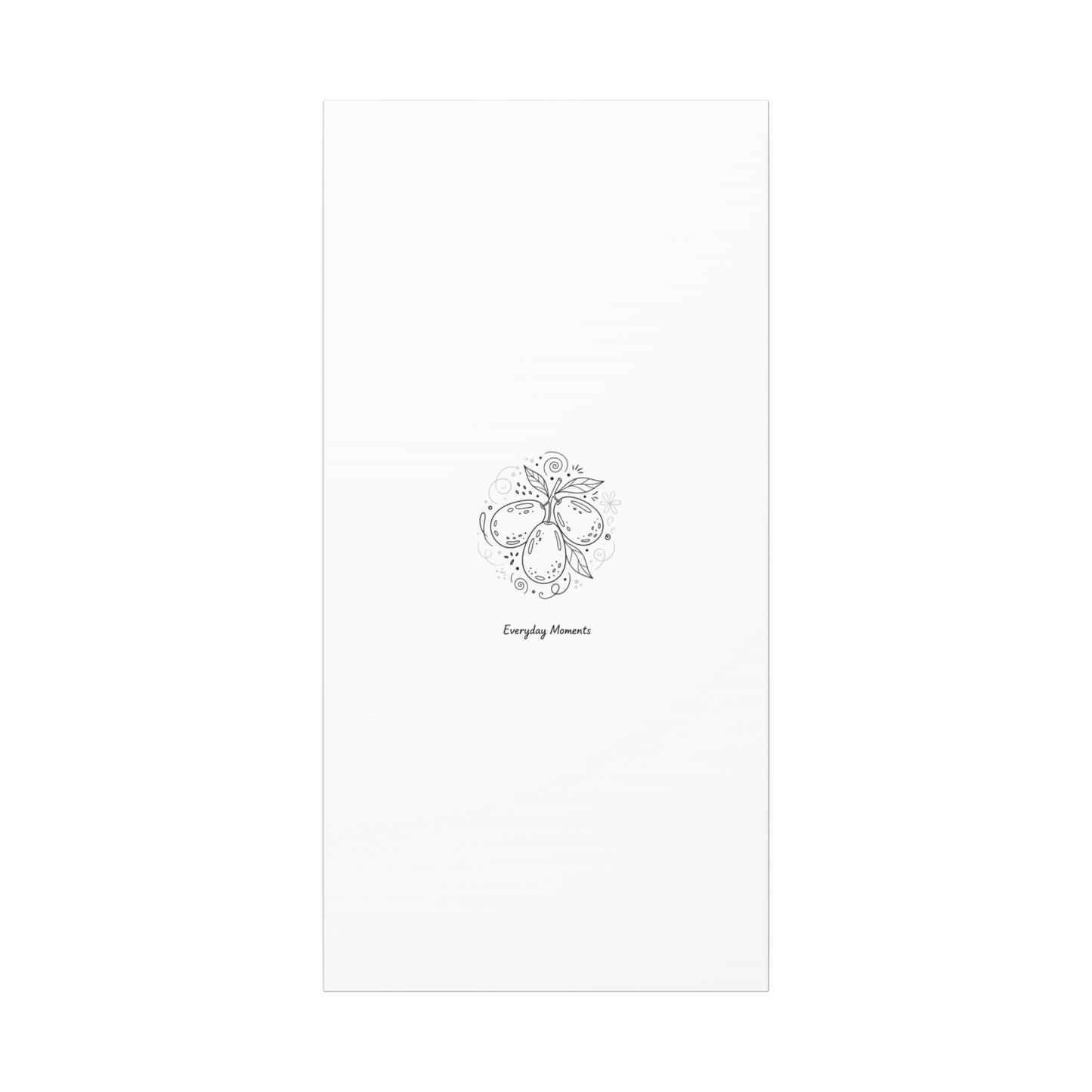 Hand-Drawn Fruit Doodle Canvas | Line Drawing Wall Art