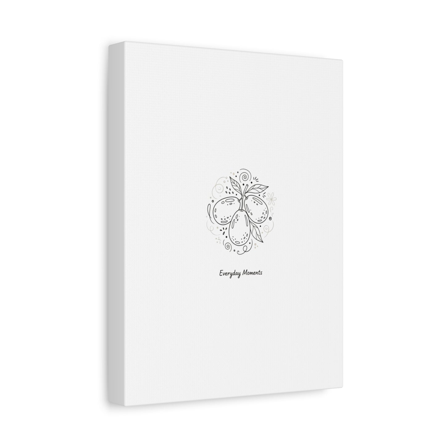 Hand-Drawn Fruit Doodle Canvas | Line Drawing Wall Art