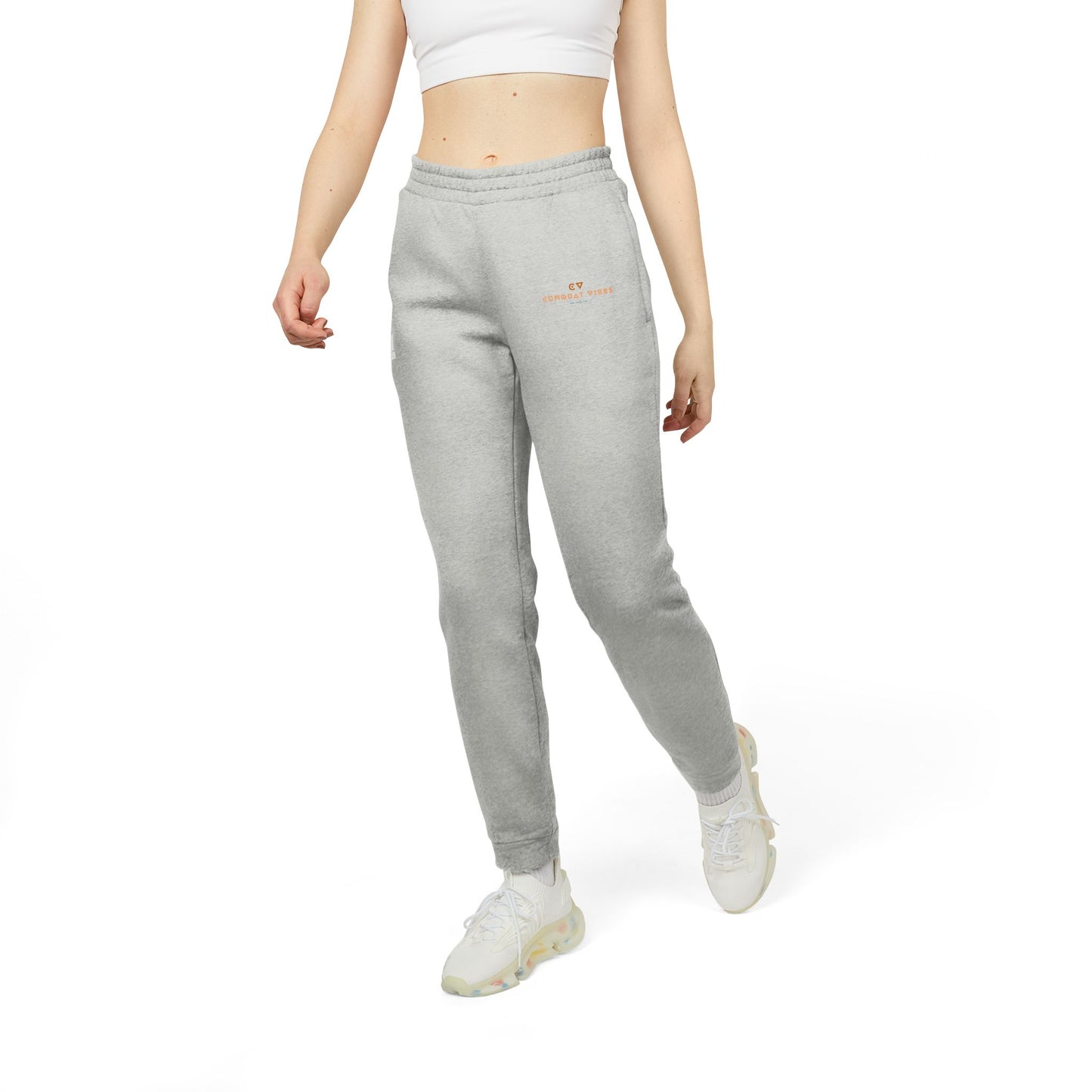 Fleece Joggers — Grey Athletic Casual Sweatpants