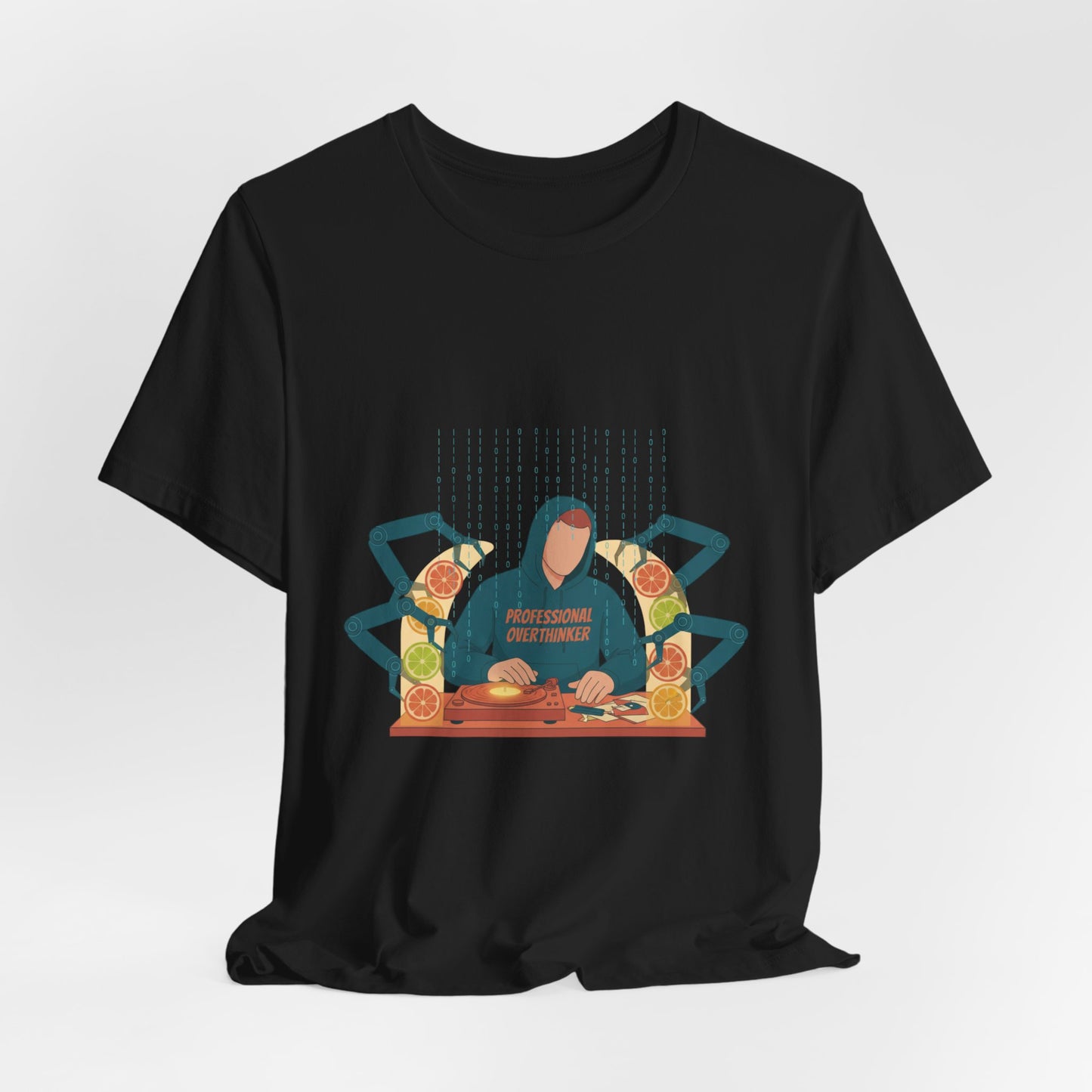 minimal woodland deer print tee | neutral nature spots
