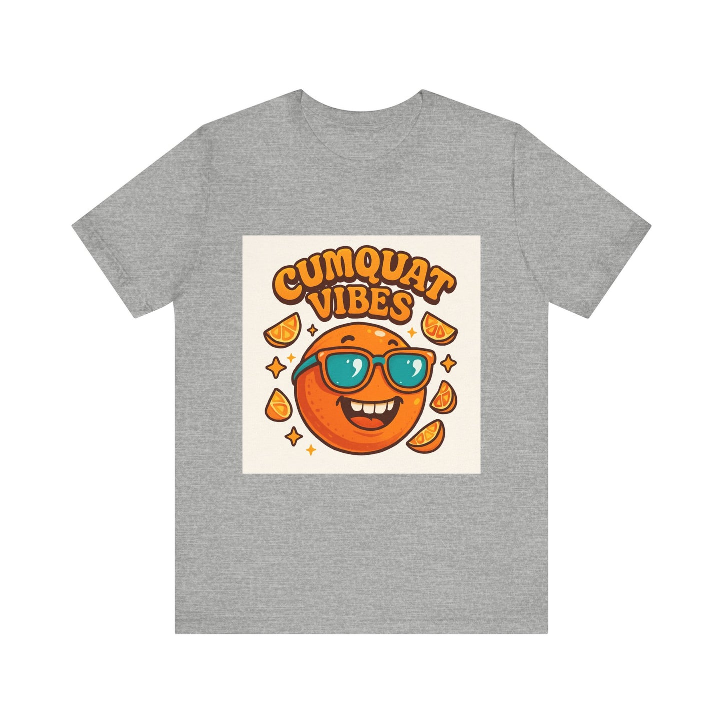 Cumquat Vibes T-Shirt — Cute Retro Sunglasses Citrus Graphic Tee