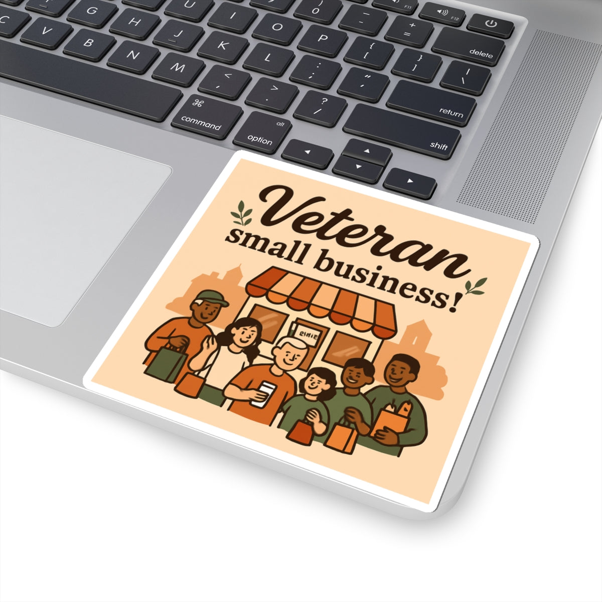 Veteran Small Business Sticker — Support Local Veteran-Owned Shops