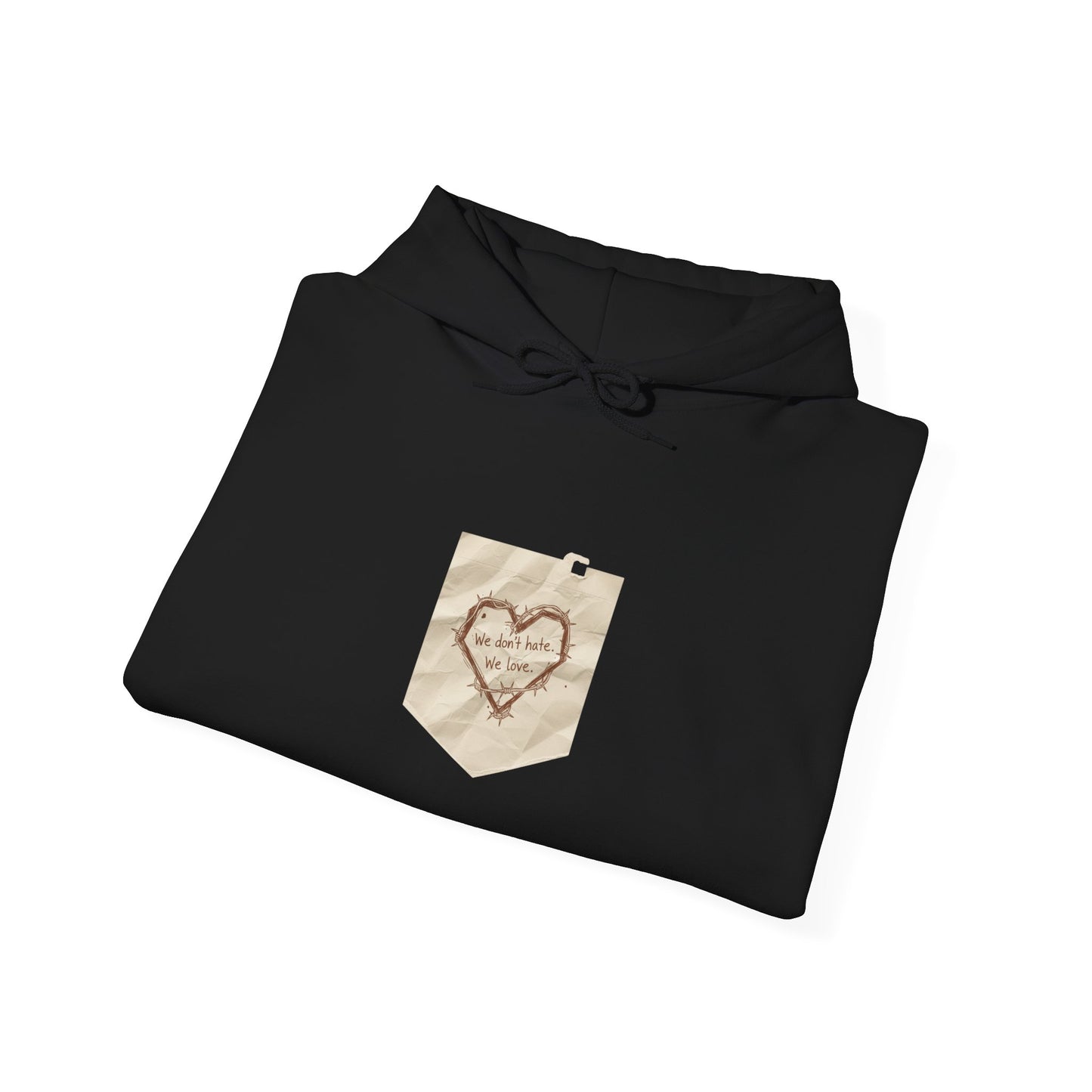 doodle heart marker scribble Hoodie | handwritten marker aesthetic