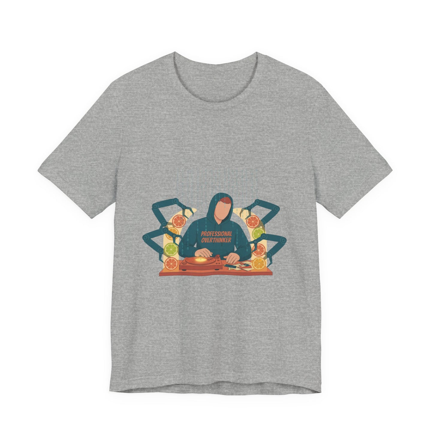 minimal woodland deer print tee | neutral nature spots