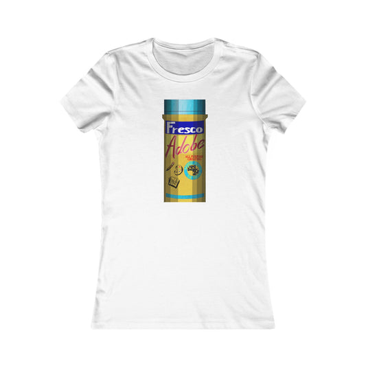 Women's Tee — Retro Fresco Adobo Spice Can Graphic